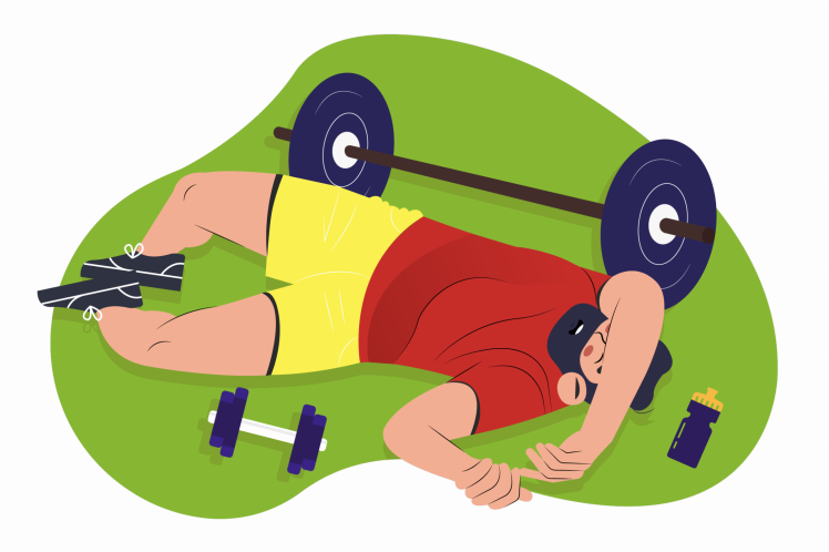 سندروم تمرین‌زدگی در بدنسازی نچرال و استروییدی: علائم، تشخیص و درمان علمی